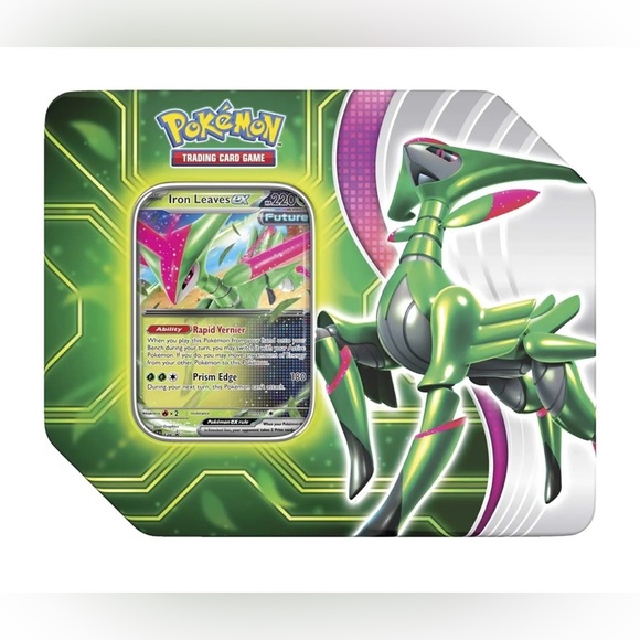 Pokemon Other - Pokemon TCG: Paradox Destinies Iron Leaves ex Tin New Sealed